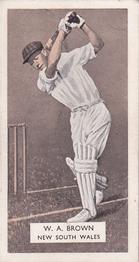 1934 Carreras A Series Of Cricketers #21 Bill Brown Front