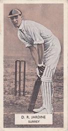 1934 Carreras A Series Of Cricketers #23 Douglas Jardine Front