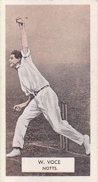 1934 Carreras A Series Of Cricketers #30 Bill Voce Front