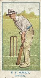 1905 Wills's Australian Club Cricketers #NNO Ernest Waddy Front