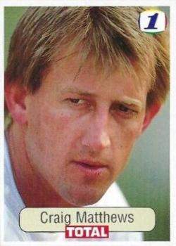 1992 Total Petroleum South Africa v India #NNO Craig Matthews Front