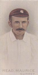 1989 Nostalgia 1896 Wills's Cricketers (Reprint) #NNO Maurice Read Front