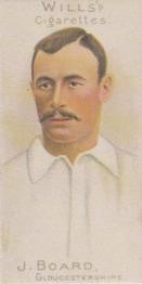 1983 Nostalgia 1901 Wills's Cricketers (Reprint) #24 Jack Board Front