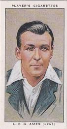 1989 Imperial Tobacco Ltd. 1934 Player's Cricketers (Reprint) #1 Les Ames Front