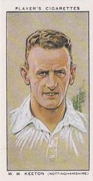 1989 Imperial Tobacco Ltd. 1934 Player's Cricketers (Reprint) #16 Walter Keeton Front