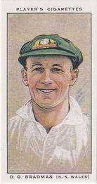 1989 Imperial Tobacco Ltd. 1934 Player's Cricketers (Reprint) #36 Don Bradman Front
