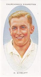 1999 Card Collector's Society 1936 Churchman's Cricketers (reprint) #14 Harold Gimblett Front