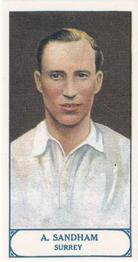 1997 Card Promotions 1926 J.A.Pattreiouex Cricketers (reprint)) #22 Andrew Sandham Front