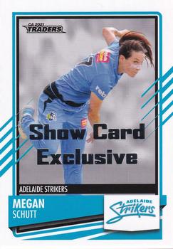 2021-22 TLA Traders Cricket Australia - Show Card Exclusive #069 Megan Schutt Front