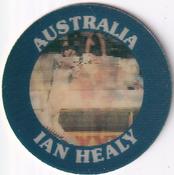 1991 7-Eleven Slurpee Aussie Cricket Stars #NNO Ian Healy Front