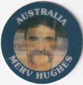1991 7-Eleven Slurpee Aussie Cricket Stars #NNO Merv Hughes Front