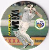 1995 Crown & Andrews Cricket Test Series & Sheffield Shield POG Pack Milk Caps #C2 David Boon Front