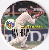 1995 Crown & Andrews Cricket Test Series & Sheffield Shield POG Pack Milk Caps #C3 Ian Healy Front