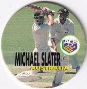 1995 Crown & Andrews Cricket Test Series & Sheffield Shield POG Pack Milk Caps #C8 Michael Slater Front