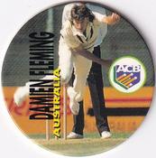 1995 Crown & Andrews Cricket Test Series & Sheffield Shield POG Pack Milk Caps #C13 Damien Fleming Front