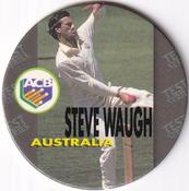 1995 Crown & Andrews Cricket Test Series & Sheffield Shield POG Pack Milk Caps #C21 Steve Waugh Front