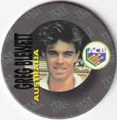 1995 Crown & Andrews Cricket Test Series & Sheffield Shield POG Pack Milk Caps #C22 Greg Blewett Front