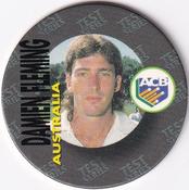 1995 Crown & Andrews Cricket Test Series & Sheffield Shield POG Pack Milk Caps #C24 Damien Fleming Front