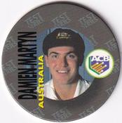 1995 Crown & Andrews Cricket Test Series & Sheffield Shield POG Pack Milk Caps #C28 Damien Martyn Front