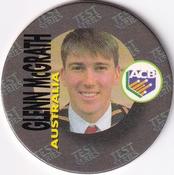 1995 Crown & Andrews Cricket Test Series & Sheffield Shield POG Pack Milk Caps #C31 Glenn McGrath Front