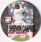 1995 Crown & Andrews Cricket Test Series & Sheffield Shield POG Pack Milk Caps #C55 Sherwin Campbell Front