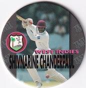 1995 Crown & Andrews Cricket Test Series & Sheffield Shield POG Pack Milk Caps #C56 Shivnarine Chanderpaul Front