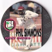1995 Crown & Andrews Cricket Test Series & Sheffield Shield POG Pack Milk Caps #C61 Phil Simmons Front