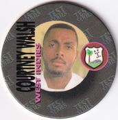 1995 Crown & Andrews Cricket Test Series & Sheffield Shield POG Pack Milk Caps #C71 Courtney Walsh Front