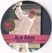 1995 Crown & Andrews Cricket Test Series & Sheffield Shield POG Pack Milk Caps #C81 Allan Border Front
