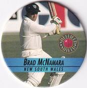 1995 Crown & Andrews Cricket Test Series & Sheffield Shield POG Pack Milk Caps #C90 Brad McNamara Front