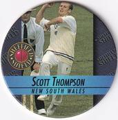 1995 Crown & Andrews Cricket Test Series & Sheffield Shield POG Pack Milk Caps #C92 Scott Thompson Front