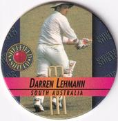 1995 Crown & Andrews Cricket Test Series & Sheffield Shield POG Pack Milk Caps #C101 Darren Lehmann Front