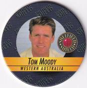 1995 Crown & Andrews Cricket Test Series & Sheffield Shield POG Pack Milk Caps #C105 Tom Moody Front