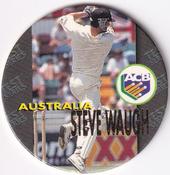 1995 Crown & Andrews Cricket Test Series & Sheffield Shield POG Pack Milk Caps - Gold Foil Parallel #C11 Steve Waugh Front
