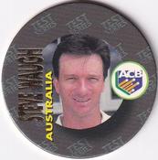 1995 Crown & Andrews Cricket Test Series & Sheffield Shield POG Pack Milk Caps - Gold Foil Parallel #C38 Steve Waugh Front