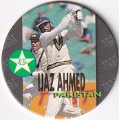 1995 Crown & Andrews Cricket Test Series & Sheffield Shield POG Pack Milk Caps - Gold Foil Parallel #C39 Ijaz Ahmed Front