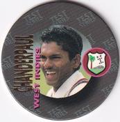 1995 Crown & Andrews Cricket Test Series & Sheffield Shield POG Pack Milk Caps - Gold Foil Parallel #C68 Shivnarine Chanderpaul Front