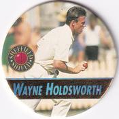 1995 Crown & Andrews Cricket Test Series & Sheffield Shield POG Pack Milk Caps - Gold Foil Parallel #C88 Wayne Holdsworth Front