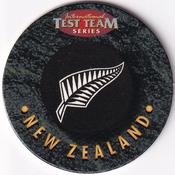 1995 Crown & Andrews Cricket Test Series & Sheffield Shield POG Pack Milk Caps - International Cricket Team Badges #CT4 New Zealand Front
