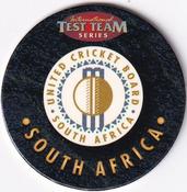 1995 Crown & Andrews Cricket Test Series & Sheffield Shield POG Pack Milk Caps - International Cricket Team Badges #CT6 South Africa Front