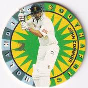 1995 Topsport Total South Africa v England Cricket Player Discs #2 John Commins Front
