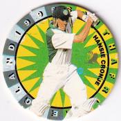 1995 Topsport Total South Africa v England Cricket Player Discs #3 Hansie Cronje Front