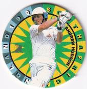 1995 Topsport Total South Africa v England Cricket Player Discs #8 Andrew Hudson Front