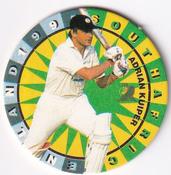1995 Topsport Total South Africa v England Cricket Player Discs #11 Adrian Kuiper Front