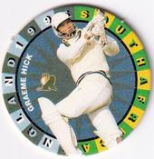 1995 Topsport Total South Africa v England Cricket Player Discs #27 Graeme Hick Front