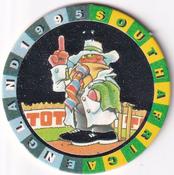 1995 Topsport Total South Africa v England Cricket Player Discs - Did You Know #NNO Umpire Front