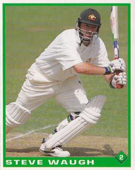 1998-99 Select Cricket Stickers #2 Steve Waugh Front