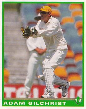 1998-99 Select Cricket Stickers #18 Adam Gilchrist Front