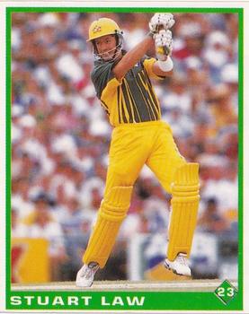 1998-99 Select Cricket Stickers #23 Stuart Law Front