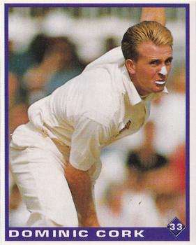 1998-99 Select Cricket Stickers #33 Dominic Cork Front